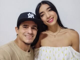 adult couple live sex webcam show AbbyandEvan